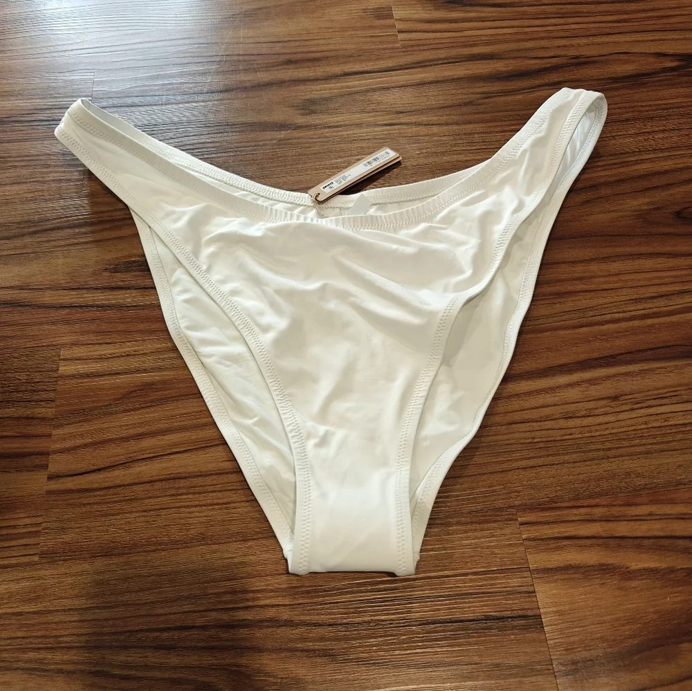 SKIMS Recycled Swim Ivory Swimwear Bottom